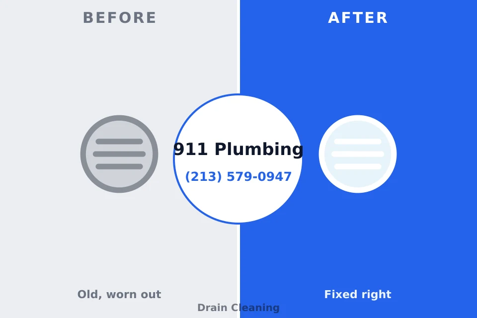 Before and after: plumbing repair Cherryville, PA